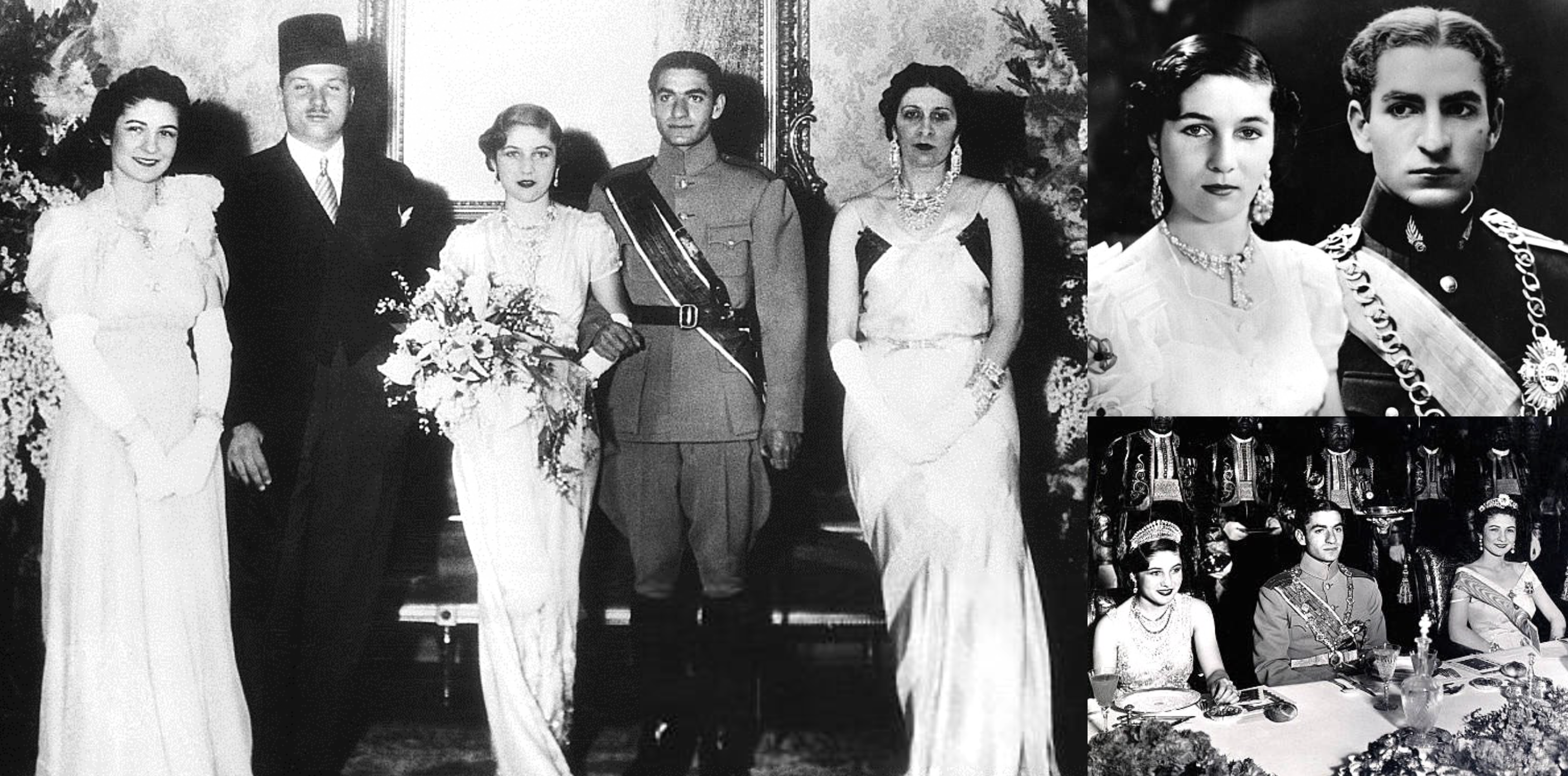 Wedding of the Shah of Iran and Princess Fawzia of Egypt - The Royal ...