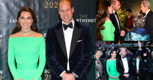 The Prince and Princess of Wales at the Earthshot Prize ...