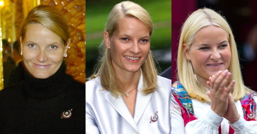 Crown Princess Mette-Marit’s Ruby Crescent Brooch