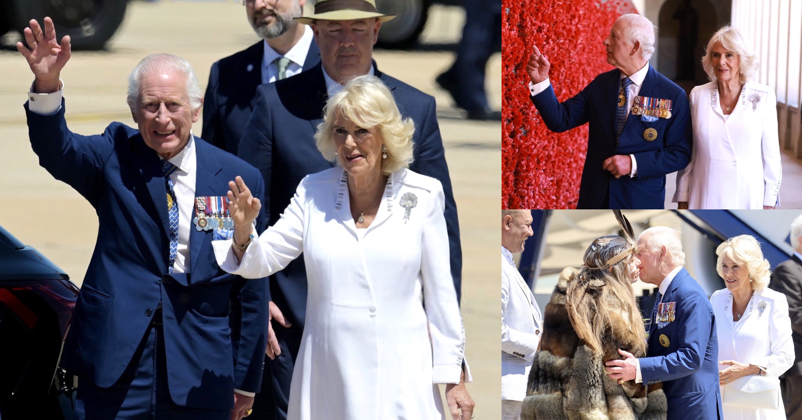 King Charles III and Queen Camilla in Canberra 