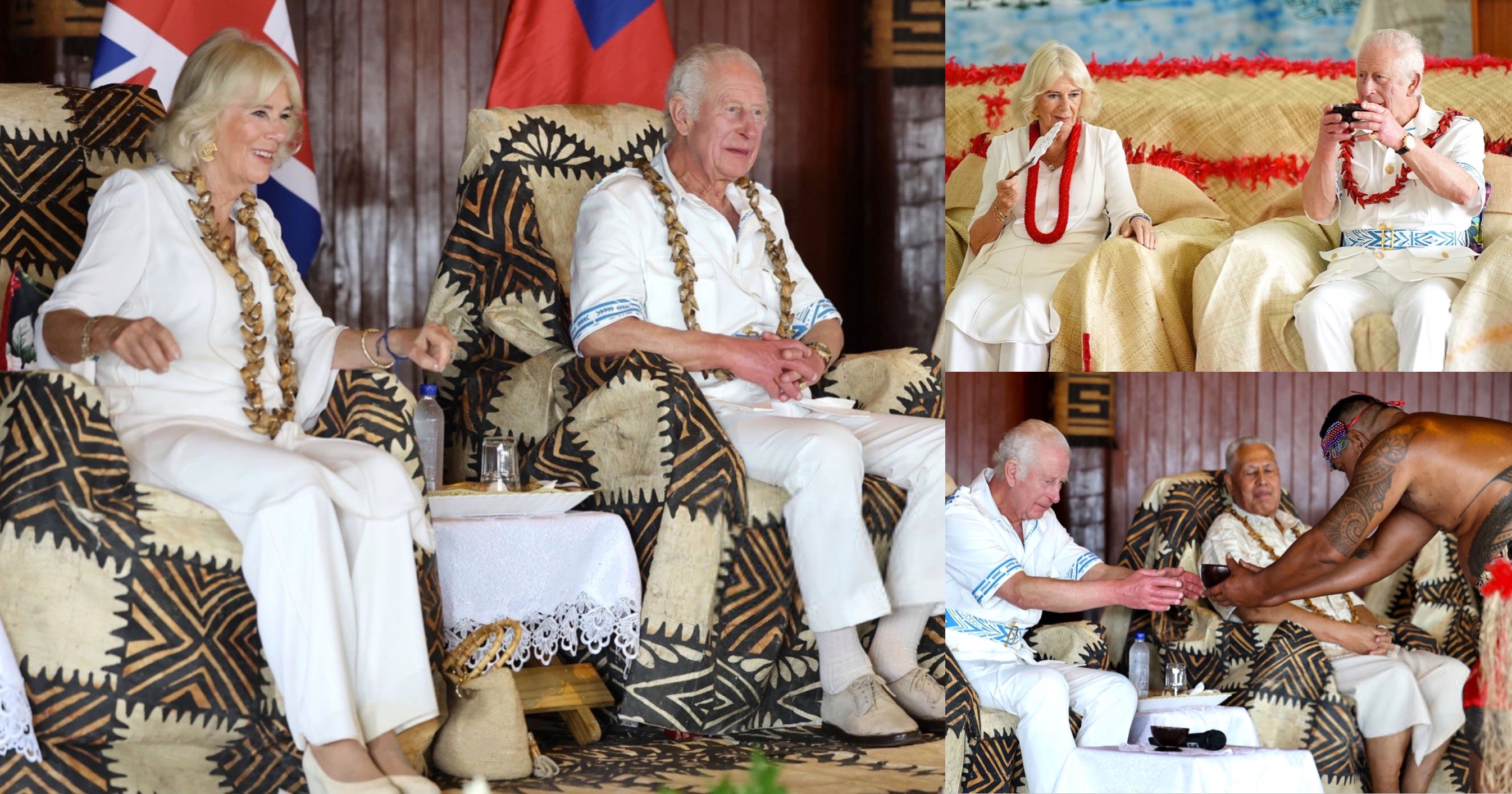 King Charles III and Queen Camilla in Samoa