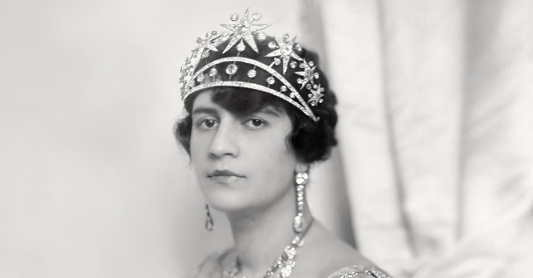 Queen Soraya Tarzi’s Diamond Star Tiara 