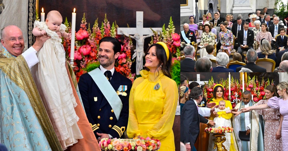 Queen Ines Christening of Princess Ines of Sweden | The Royal Watcher