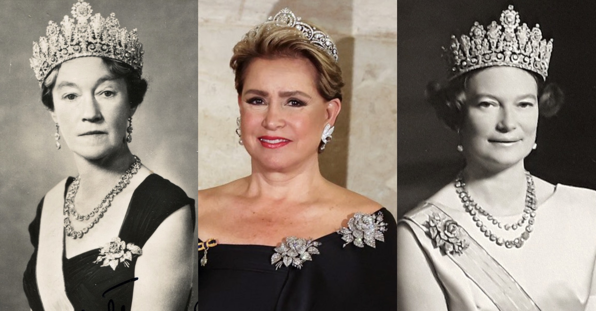 Nassau Diamond Rose Brooches | The Royal Watcher Nassau Diamond Rose Brooches | The Royal Watcher